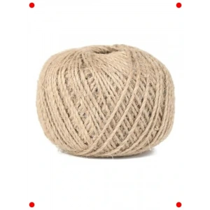 Çok Amaçlı Doğal Jüt İp 1mm - Hobi, Süsleme, El İşi