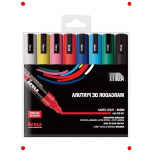 Çok Amaçlı Marker Kalem Seti 8li - Canlı Renkler