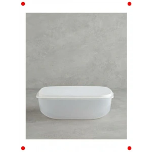 Çok Amaçlı Plastik Saklama Kabı Beyaz