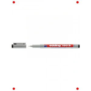 Çok Amaçlı Silinebilir Asetat Kalemi, Siyah