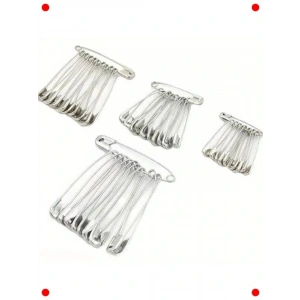 Çok Boyutlu Gümüş Çengelli İğne Seti, 48li