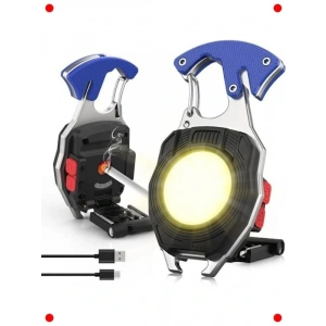 Çok Fonksiyonlu Anahtarlık El Feneri 800 Lümen