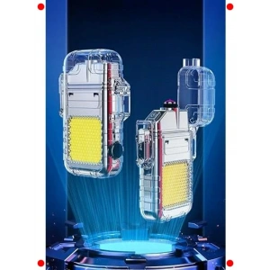 Çok Fonksiyonlu Şarjlı Kamp Feneri ve Çakmak