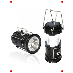 Çok Fonksiyonlu Solar Kamp Lambası (Siyah)
