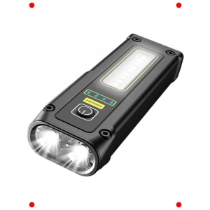 Çok Fonksiyonlu USB Şarjlı LED El Feneri - 500 Lümen