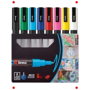 Çok Renkli Su Bazlı İnce Uçlu Markör Seti