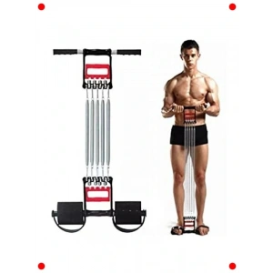 Çok Yönlü Ayak Aparatlı Direnç Yayı Egzersiz Aleti