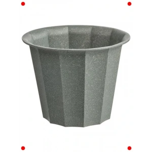 Çok Yönlü Bitki Saksısı, 9 cm, Gri