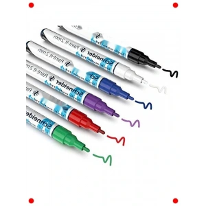 Çok Yüzeyli Akrilik Kalem Seti (6 Adet)