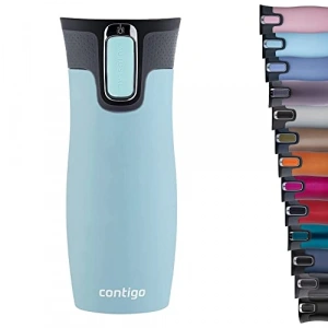 Contigo Westloop Autoseal Termos Bardak 470 mL Açık Mavi