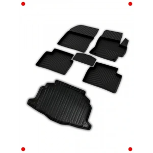 Corolla Hibrit 2020+ Uyumlu 4D Paspas ve 3D Bagaj Havuzu