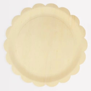 Daisy Çiçekli Tabak Seti - 8 Adet Orta Boy