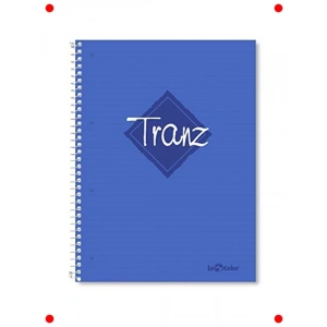 Dayanıklı Spiralli Defter, Mavi