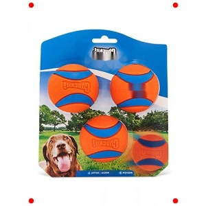 Dayanıklı Yüzen Köpek Oyun Topu - 3 Adet Orta Boy