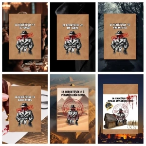 Dedektiflik Temalı 6lı Paket Çözülemeyen Davalar Oyunu