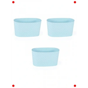 Dekoratif Pastel  Saksı Seti (3 Adet)