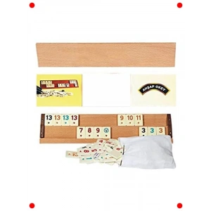 Dekoratif Sağlam Ağaç Okey Takımı