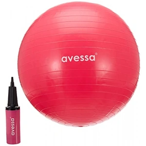 Denge ve Güç İçin 55 cm Pompalı Pilates Topu, Kullanımı Kolay