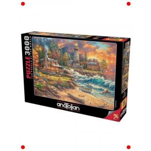 Deniz Feneri Manzaralı 3000 Parça Yapboz