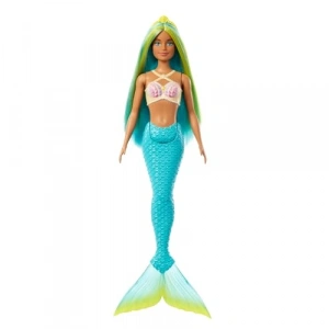 Deniz Kızı Temalı Mavi ve Sarı Saçlı Bebek Figürü