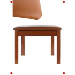 Depolama Bölmeli Piyano Taburesi - Turuncu