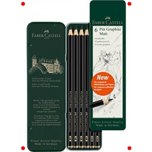 Dereceli Ultra Mat Kurşun Kalem Seti (6lı)