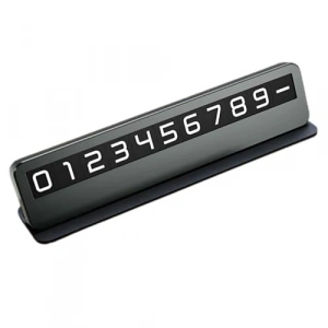 Deri Alaşım Gizlenebilir Araç Park Telefon Numaratörü
