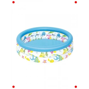 Desenli 3 Bölmeli Çocuk Havuzu 102x25cm