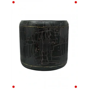 Dev Boy nimalist Metal Bitki Saksısı 39x35 cm