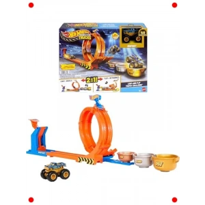 Dev Kamyon Döngü ve Takla Yarış Pisti Seti