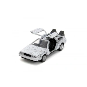 Die-Cast Zaman Makinesi Aracı, Metal Yapı, 1:32 Ölçek, 13.5 Cm