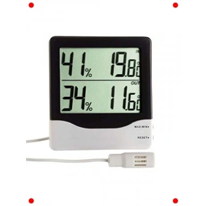 Dijital İç-Dış Termometre Nem Ölçer