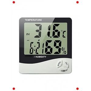 Dijital Masaüstü Termometre ve Nem Ölçer
