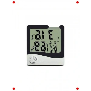 Dijital Saatli Sıcaklık & Nem Ölçer (Higrometre)