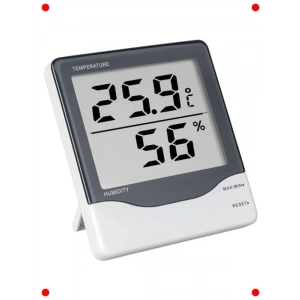 Dijital Sıcaklık ve Nem Ölçer Siyah