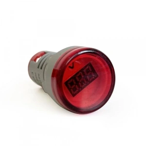 Dijital Voltmetre 22MM AC 60-500V LED Kırmızı Işık