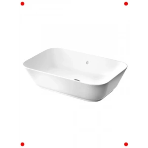 Dikdörtgen Çanak Lavabo - 60 cm Beyaz