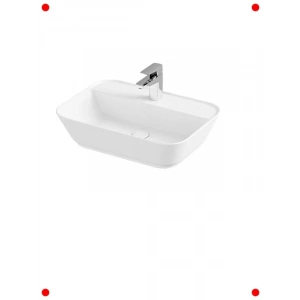 Dikdörtgen Çanak Lavabo Beyaz