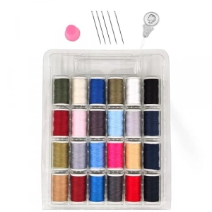 Dikiş Nakış Kiti, 24 Adet Dikiş İpi ve Aksesuarlar