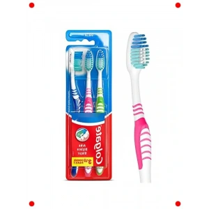Dil Tezleyici Özellikli Orta Sertlikte Diş Fırçası 3lü