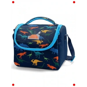 Dinazor Desenli Erkek Çocuk Okul Beslenme Çantası