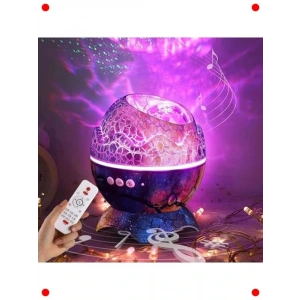 Dinozor Yumurtası Gece Lambası: Projektör & Hoparlör