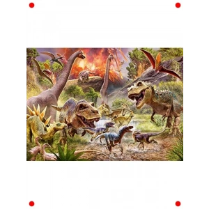 Dinozorlar Temalı 60 Parça Çocuk Yapbozu