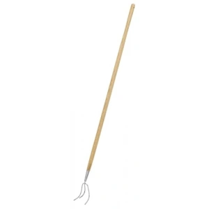 Dişbudak Saplı Paslanmaz Çelik Bahçe Kültivatörü