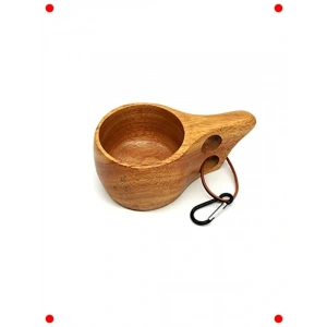 Doğal Ahşap Kuksa Bardak