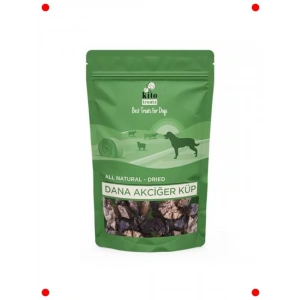 Doğal Dana Akciğer Küp Köpek Ödül Maması - 100 gr