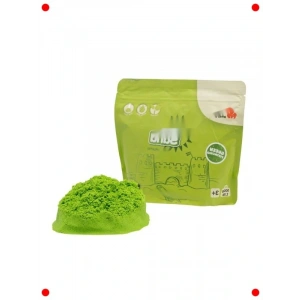 Doğal Kinetik Oyun Kumu 500gr (Yeşil)