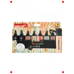 Doğal Tonlarda Fosforlu Kalem Seti, 8li Paket