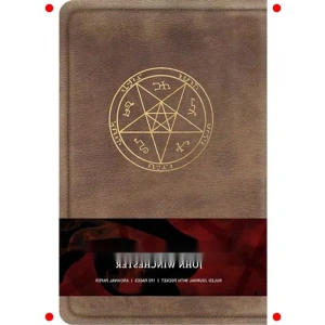 Doğaüstü Temalı Sert Kapaklı Çizgili Günlük