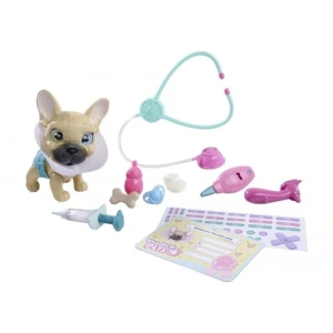 Doktorculuk Temalı Oyun Seti, Aksesuarlı Köpek Figürü